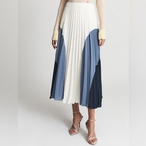 Reiss Murphy Pleated Midi Skirt